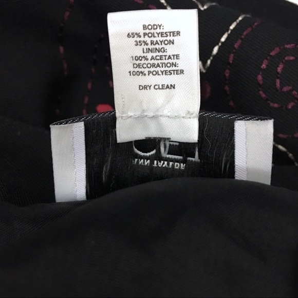 LOFT Skirt Full A Line Pleated Embroidered Southwestern Western Plus Size 14 - Picture 9 of 12